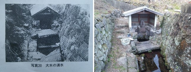 大木の湧水(新旧比較)