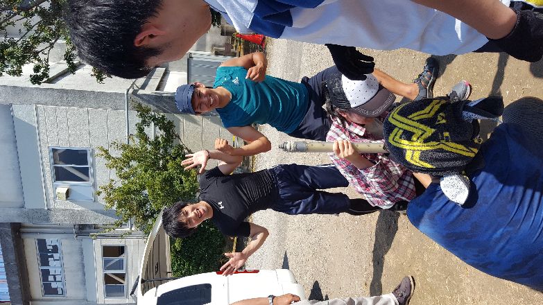 暑かったばいー