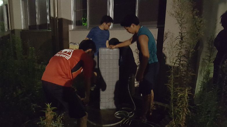 大学でお片付け